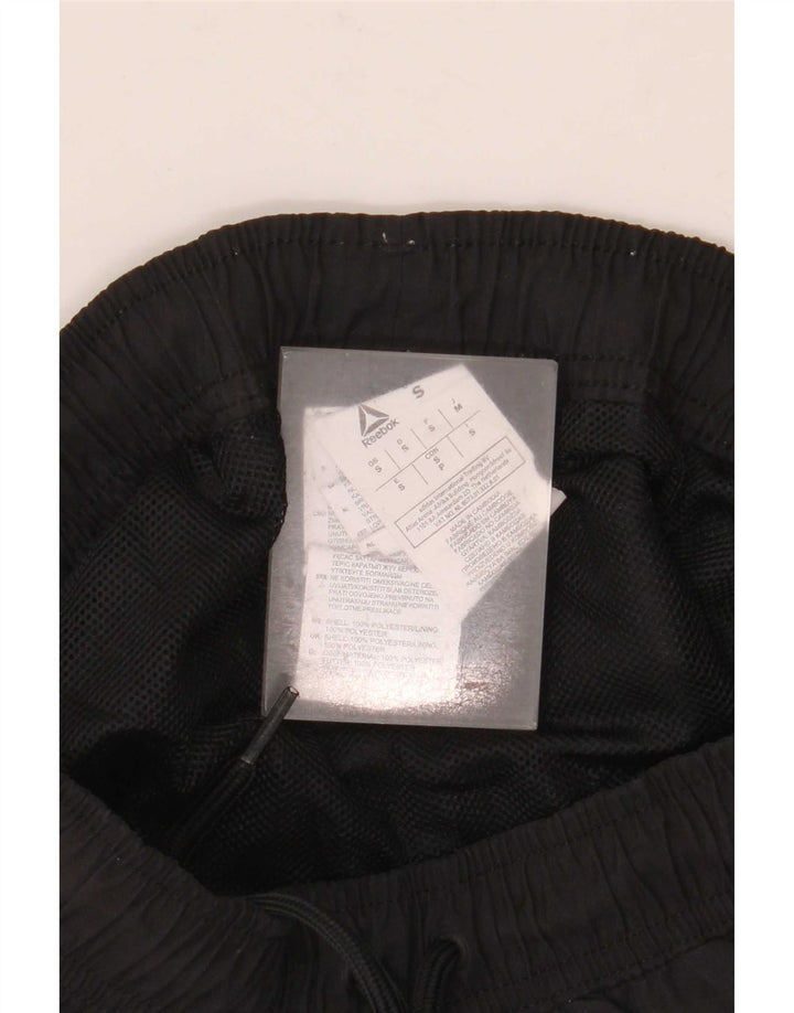 Reebok Mens Graphic Sport Shorts Small Black Polyester