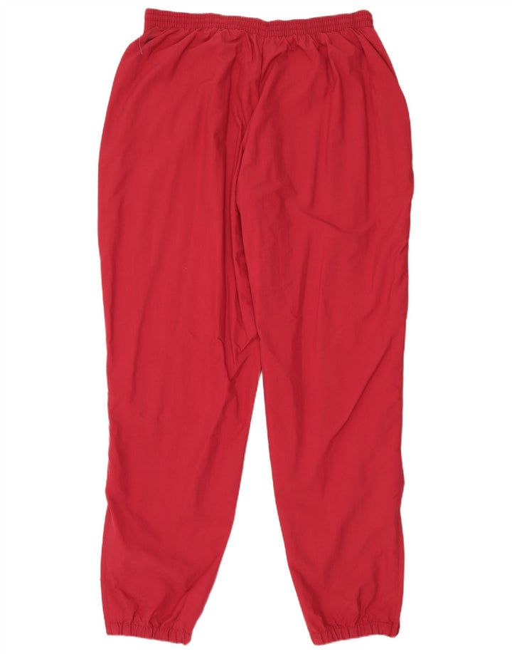 REEBOK Mens Tracksuit Trousers Joggers 2XL  Red Nylon