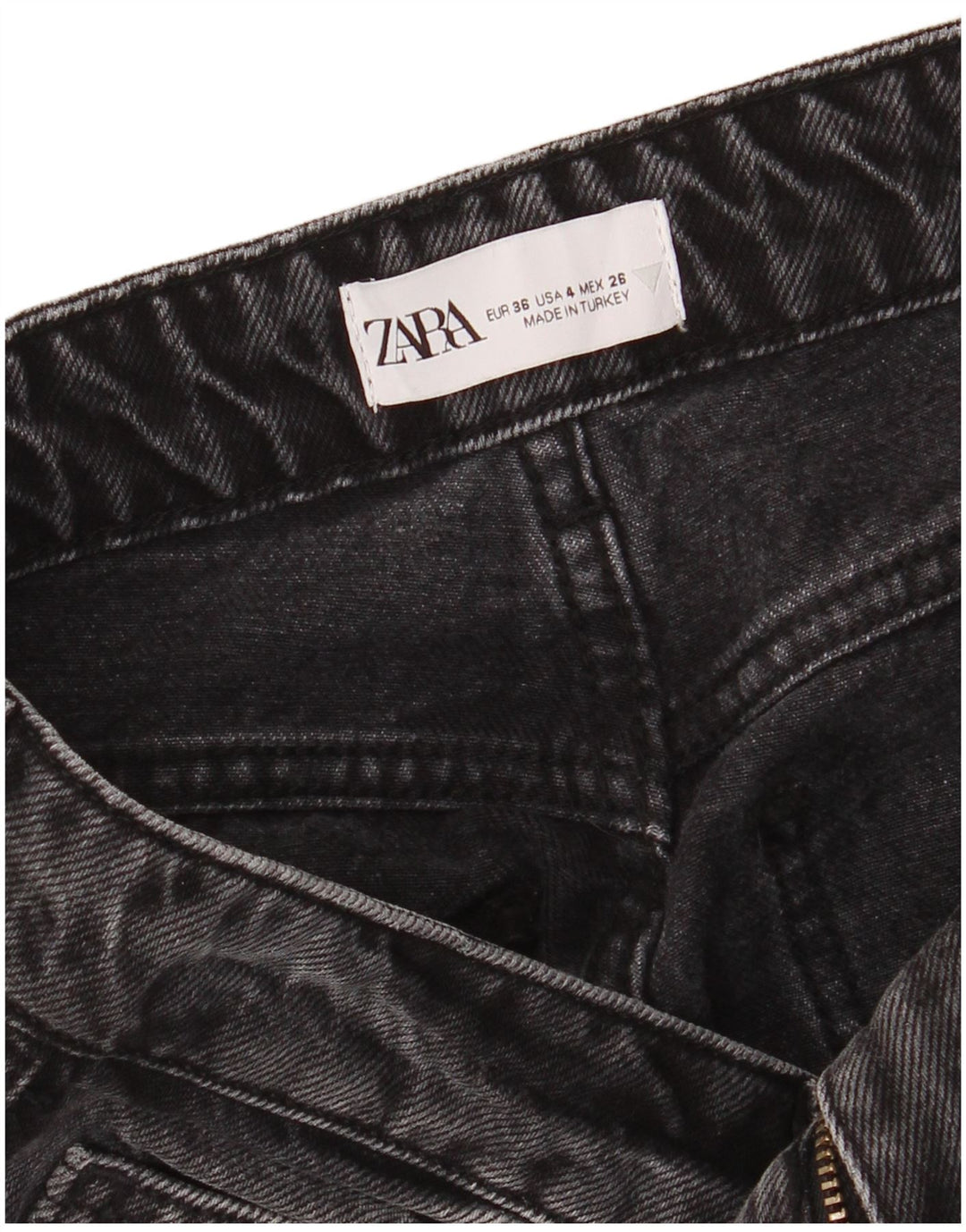 ZARA Womens Bootcut Jeans EU 36 XS W32 Grey