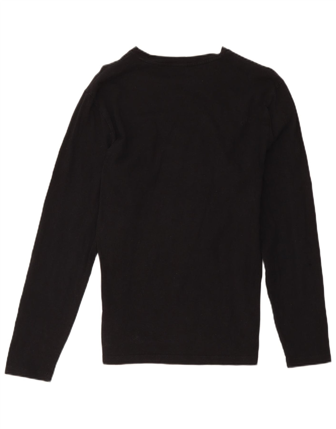 Hugo Boss Mens Top Long Sleeve Medium Black Cotton