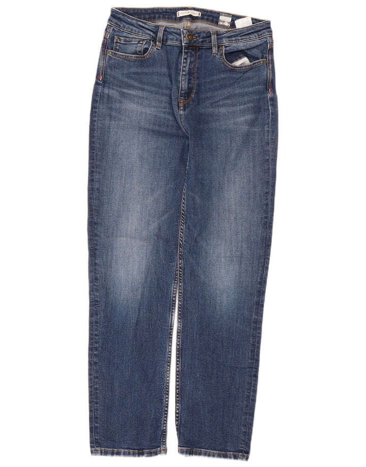 Tommy Hilfiger Womens Riverpoint Straight Jeans W30 L26 Blue Cotton