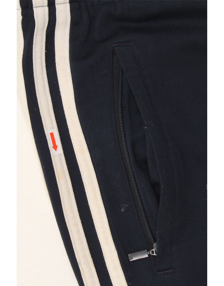 ADIDAS Mens Tracksuit Trousers Joggers Medium  Navy Blue Polyester Vintage Adidas and Second-Hand Adidas from Messina Hembry 