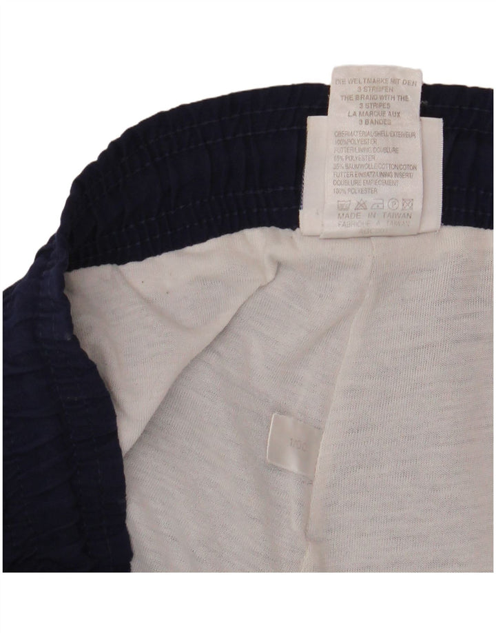 Adidas Mens Tracksuit Trousers Joggers Large Navy Blue Polyester