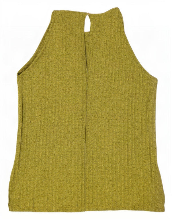 Marks & Spencer Womens Halter Top UK 16 Large Khaki