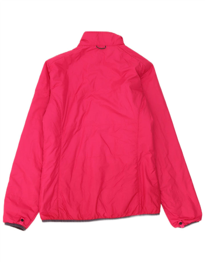 The North Face Womens Padded Jacket UK 12 Medium Pink Polyester