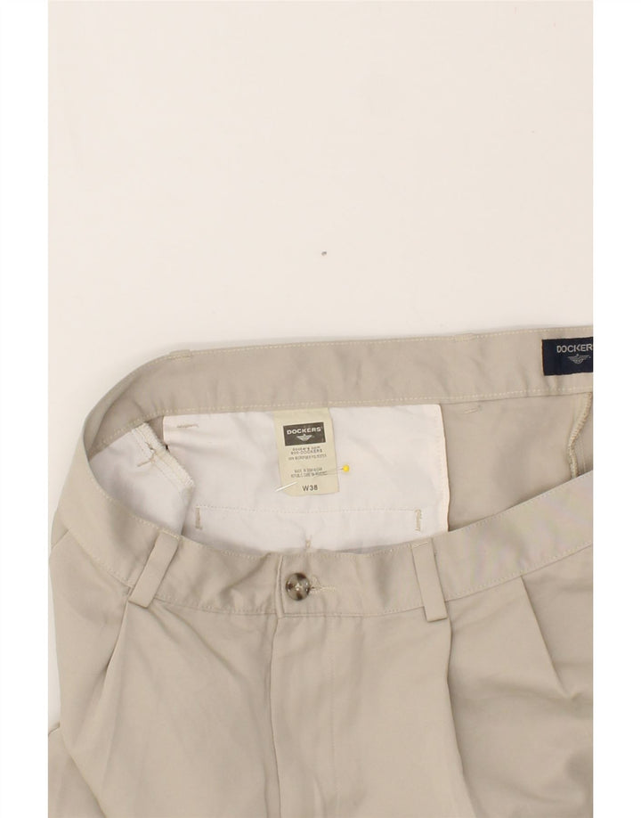 DOCKERS Mens Chino Shorts W38 XL  Beige Vintage Dockers and Second-Hand Dockers from Messina Hembry 
