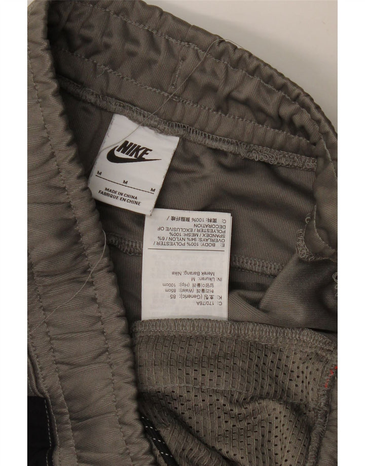 NIKE Mens Tracksuit Trousers Joggers Medium  Grey Colourblock Polyester