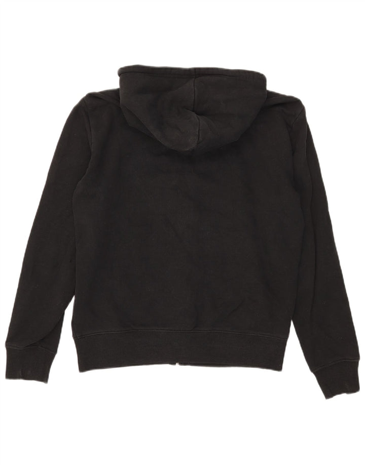 Marks & Spencer Mens Zip Hoodie Sweater Medium Black Cotton
