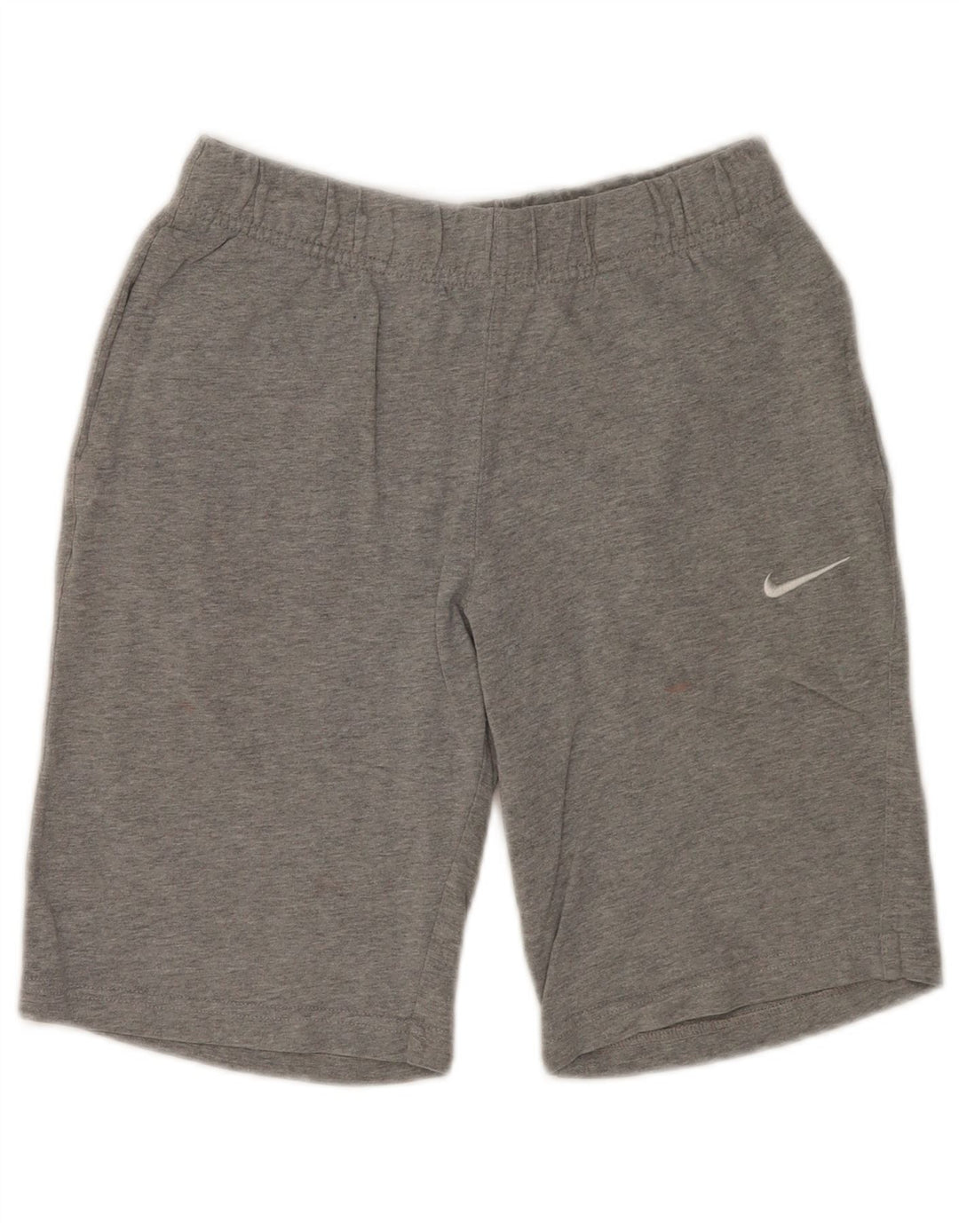 NIKE Womens Sport Shorts UK 10 Small  Grey Flecked
