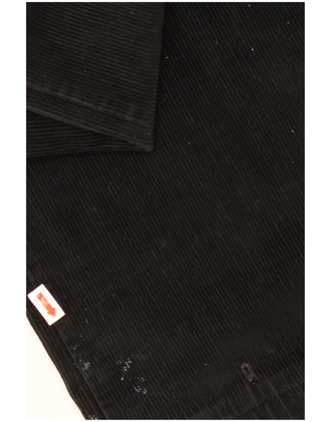 CONTE OF FLORENCE Mens Corduroy Cropped Trousers IT 50 Large W34 L25 Black