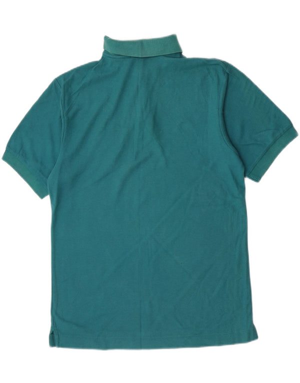 Fila Mens Polo Shirt IT 46 Small Turquoise Cotton