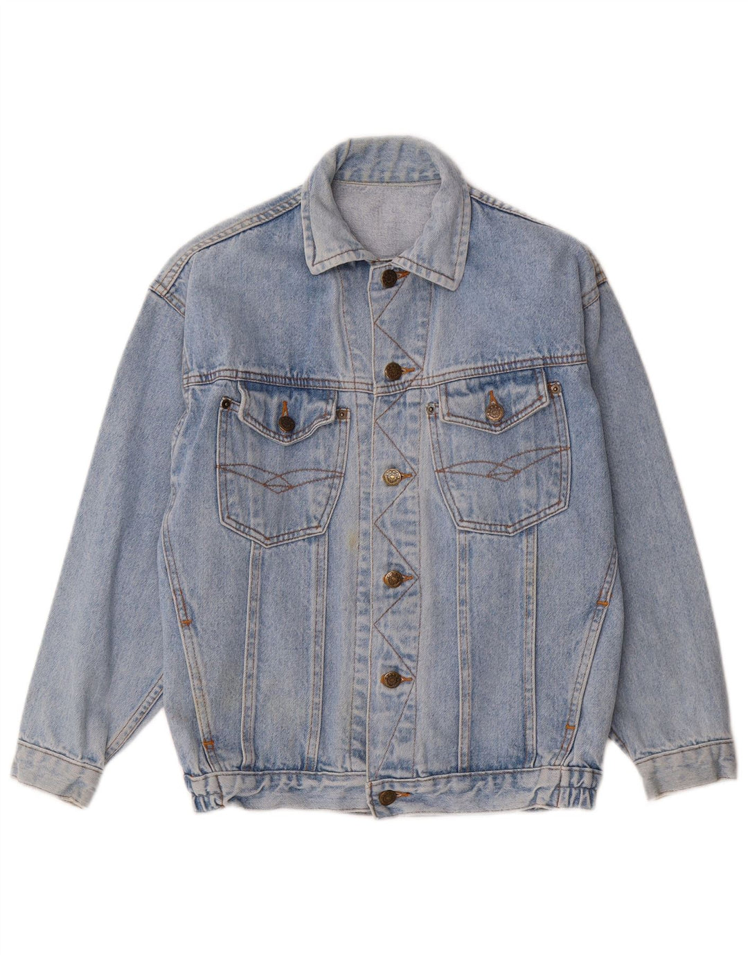 Vintage Boys Denim Jacket 12-13 Years Blue Cotton