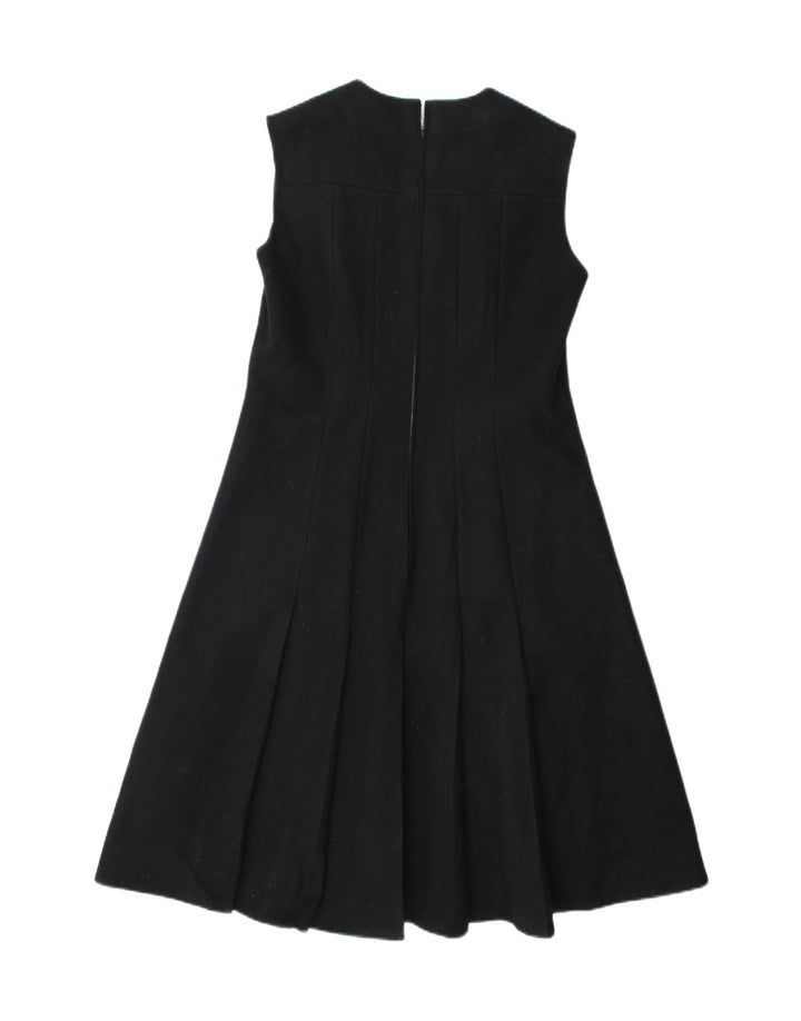 ROSLEIN Womens Sleeveless A-Line Dress IT 46 Large Black Vintage Roslein and Second-Hand Roslein from Messina Hembry 