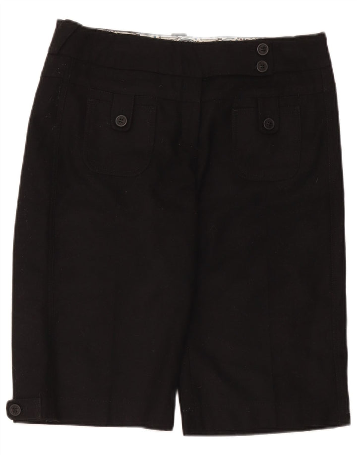 Ted Baker Womens Casual Shorts Size 3 Medium W34 Black Polyester