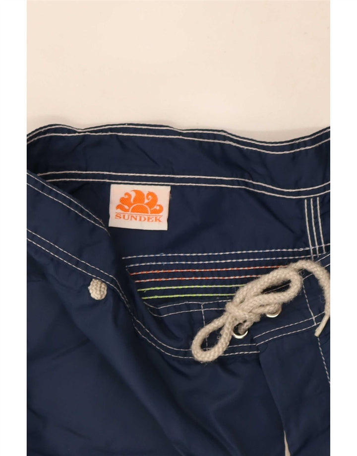 Sundek Mens Swimming Shorts Medium Navy Blue