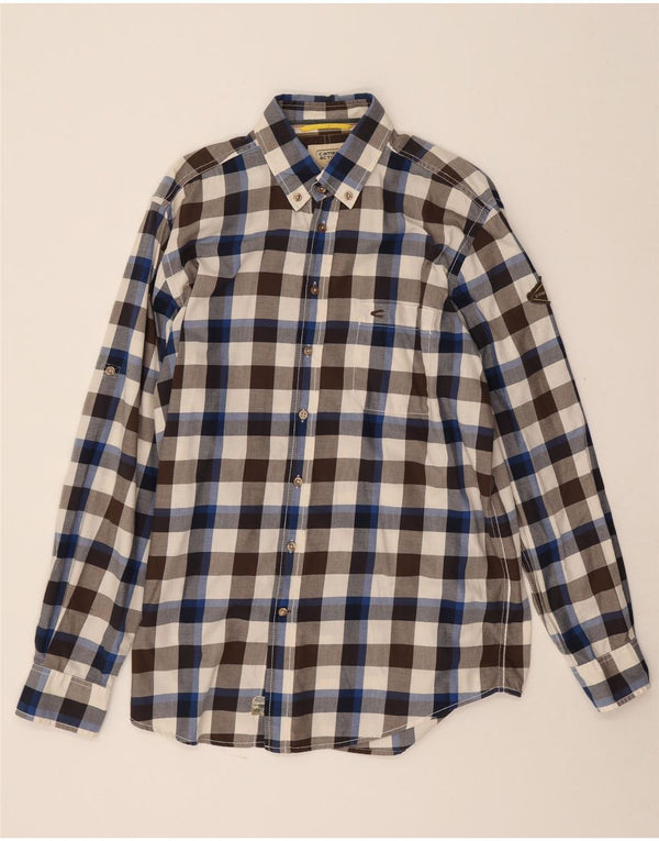 Camel Active Mens Shirt Medium Multicoloured Gingham Cotton