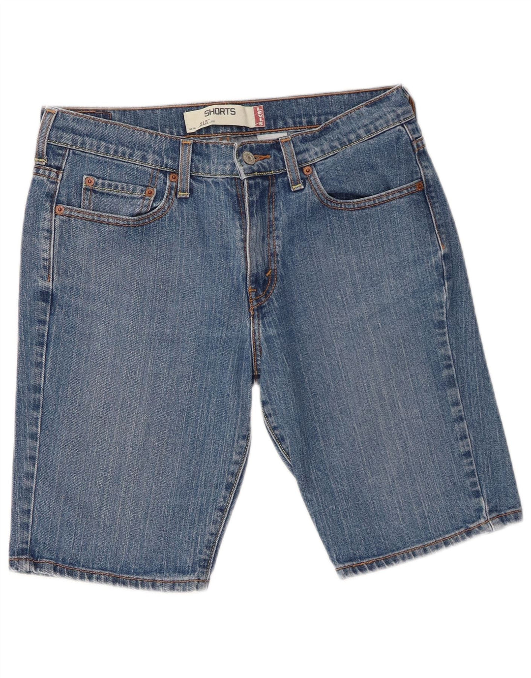 Levi's Womens 515 Denim Shorts US 8 Medium W30 Blue Cotton