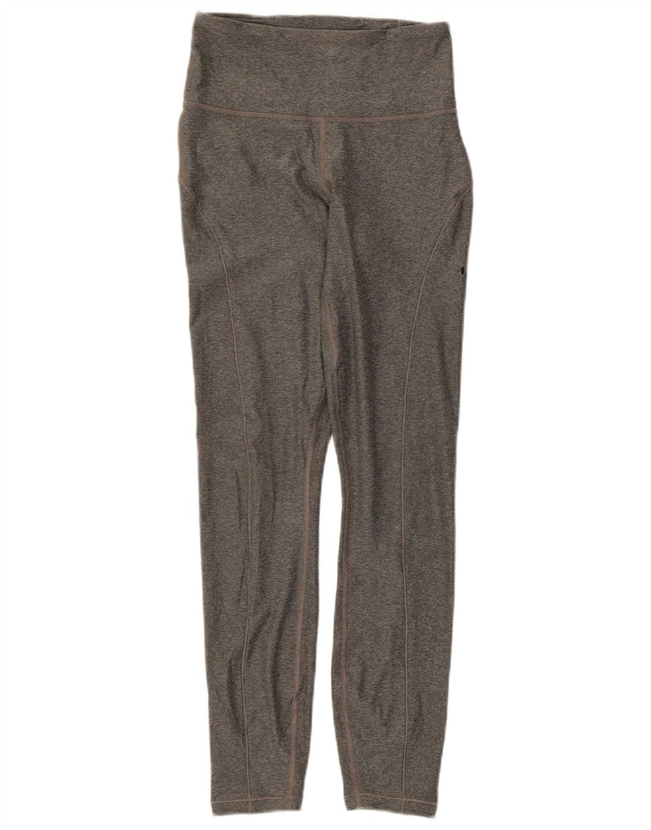 Puma Womens Leggings UK 4 XS  Grey Flecked