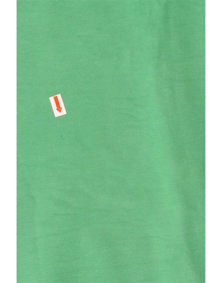 Puma Mens Zip Hoodie Sweater Medium Green Colourblock