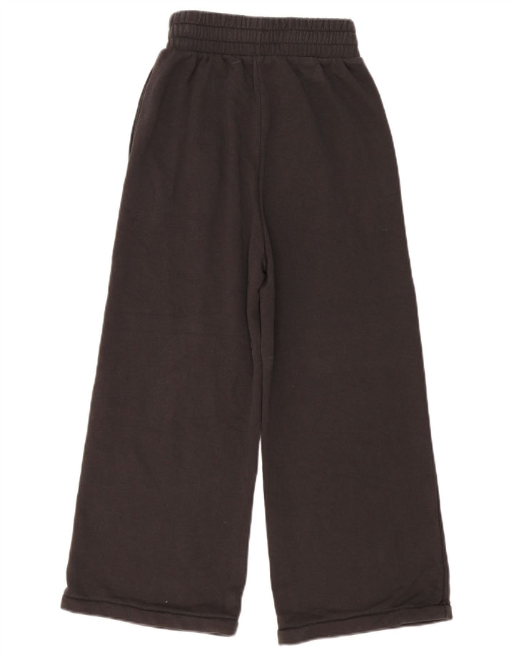 Puma Womens Wide Leg Tracksuit Trousers 2XS W22 L23 Black Cotton