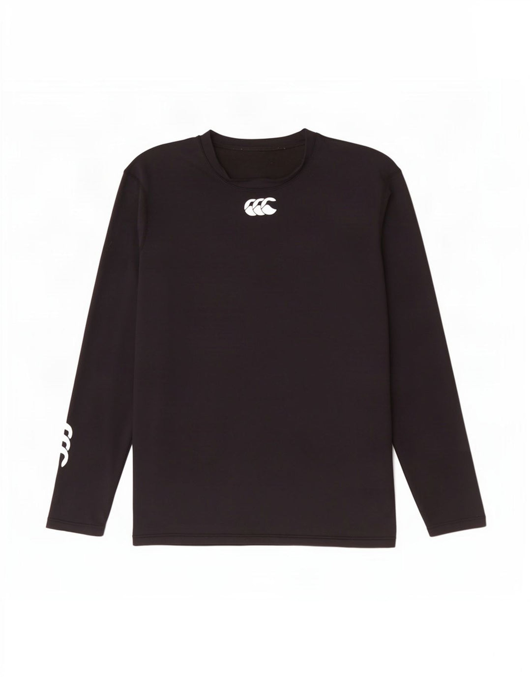 Canterbury Mens Graphic Top Long Sleeve Small Black Nylon