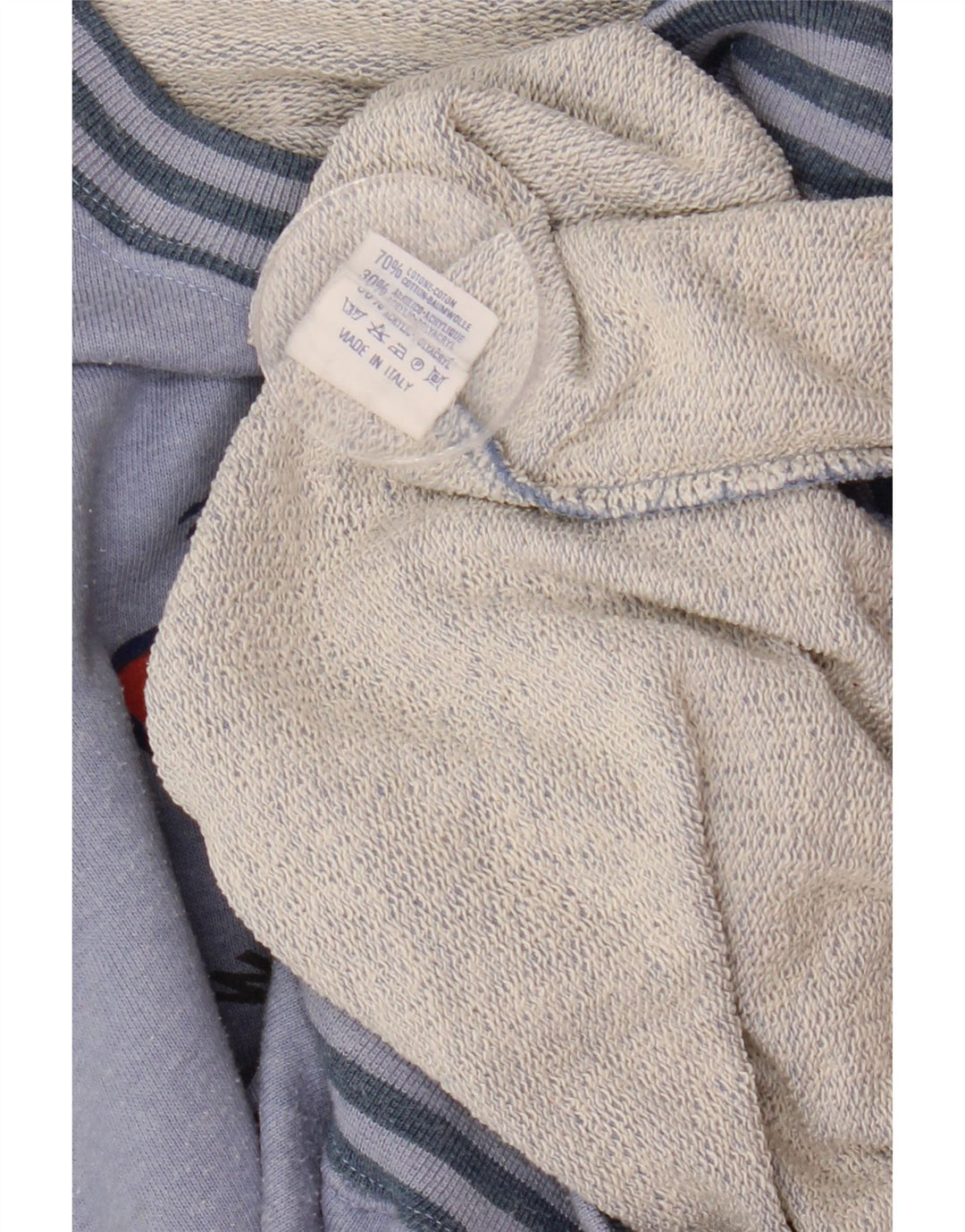 CAMPAGNOLO Mens Vikings Graphic Sweatshirt Jumper IT 56 XL Blue Cotton