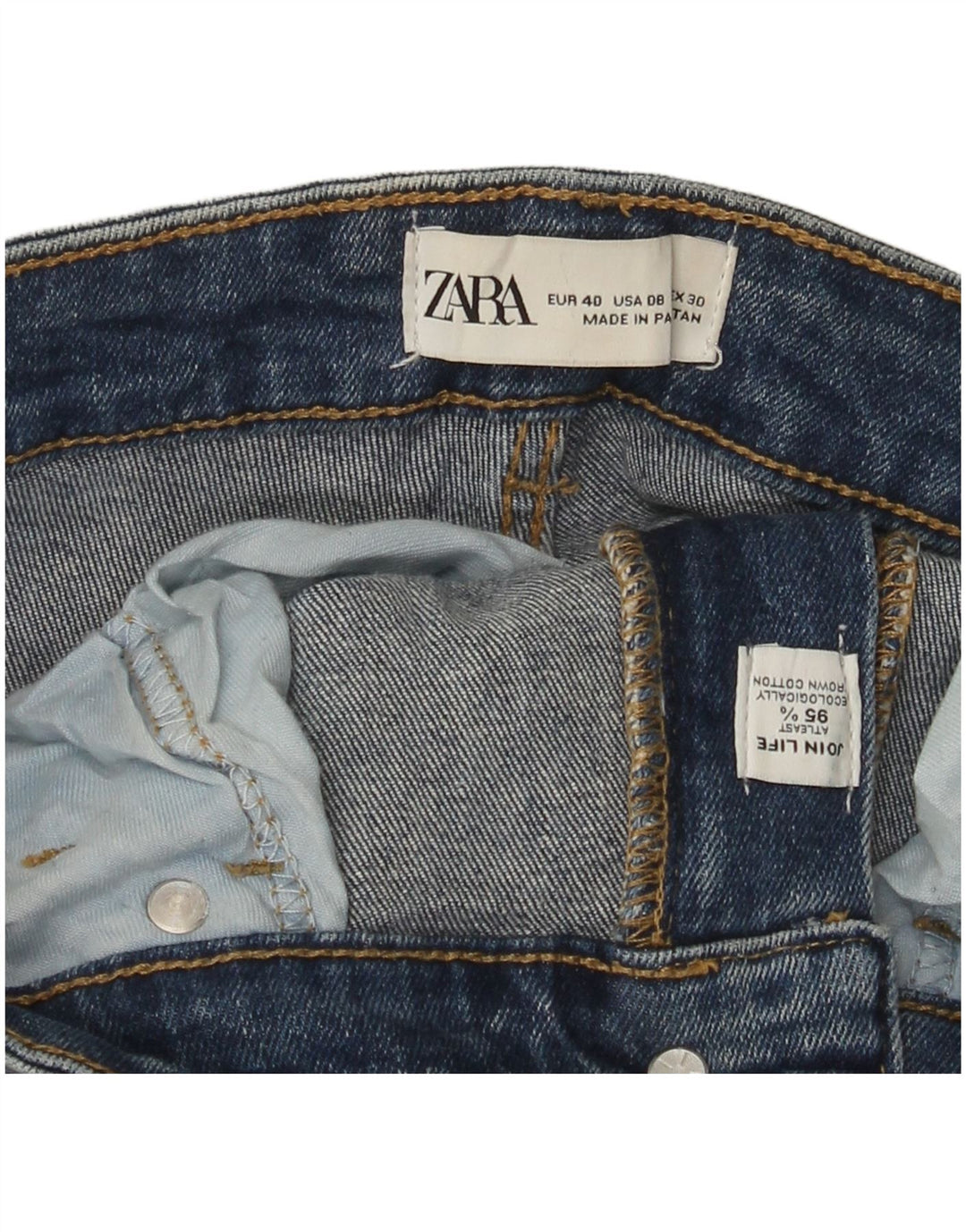 Zara Womens Bootcut Jeans EU 40 Medium W30 L26 Blue Cotton