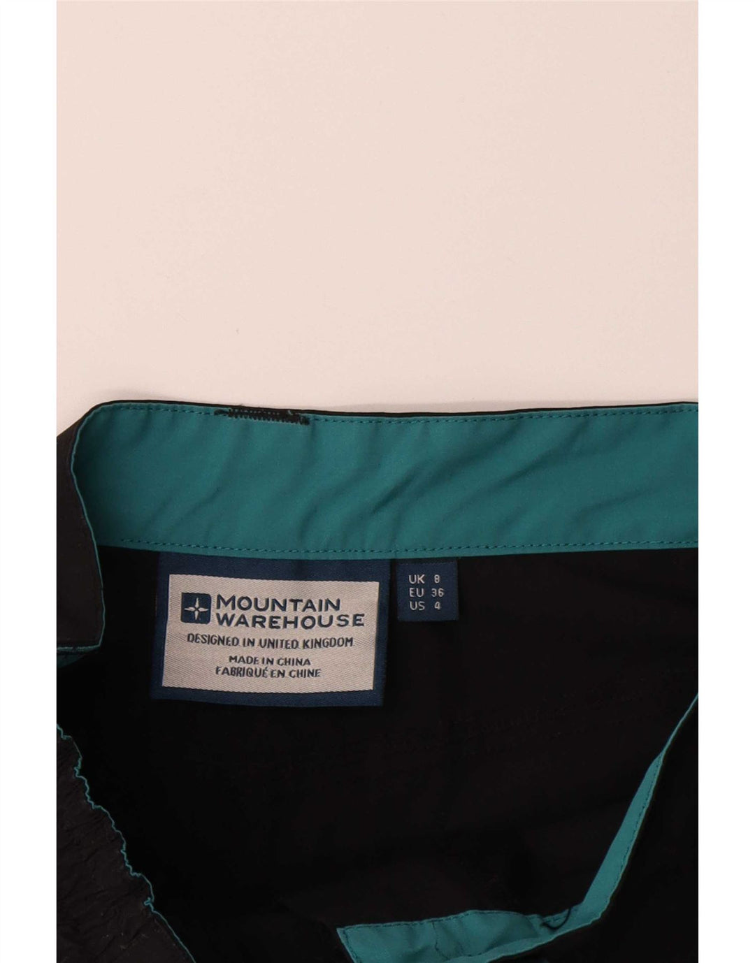 Mountain Warehouse Womens Chino Shorts UK 8 Small W26 Black Polyester
