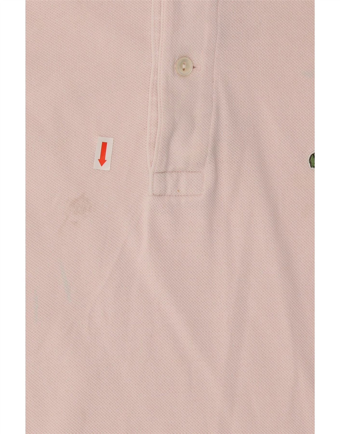 LACOSTE Mens Polo Shirt Size 3 Small Pink Cotton Vintage Lacoste and Second-Hand Lacoste from Messina Hembry 