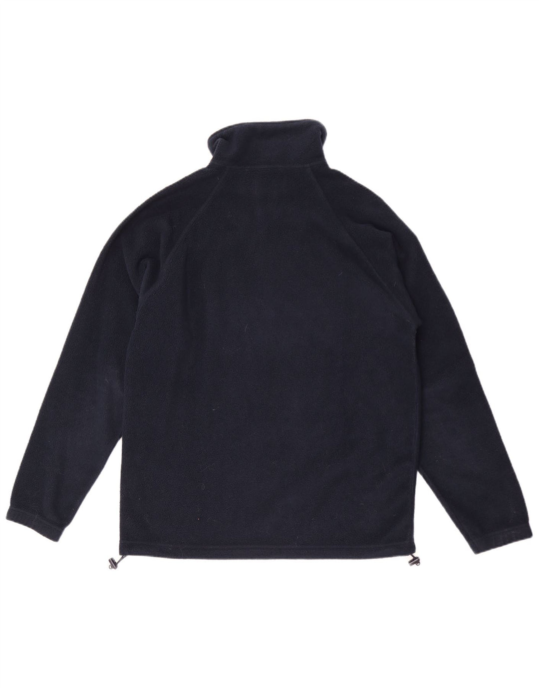 Kappa Mens Zip Neck Fleece Jumper Small Navy Blue Polyester