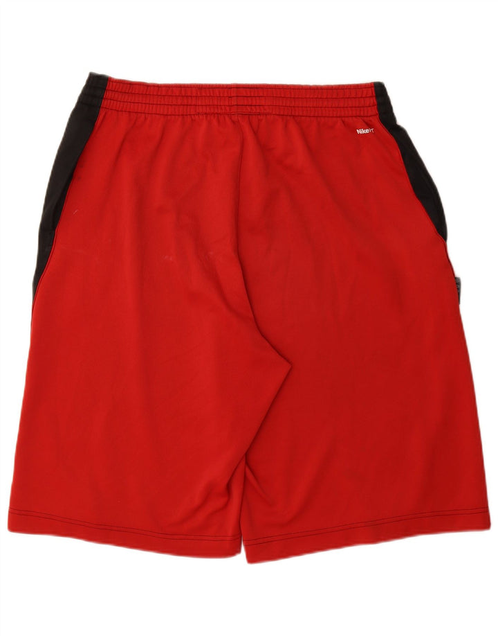 Nike Mens Graphic Sport Shorts Large  Black Colourblock Polyester
