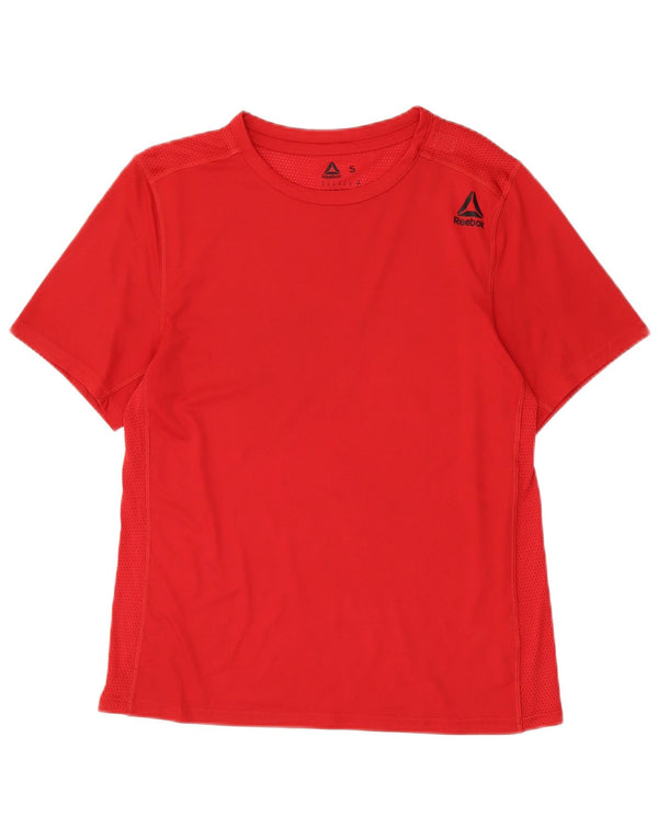Reebok Mens T-Shirt Top Small Red