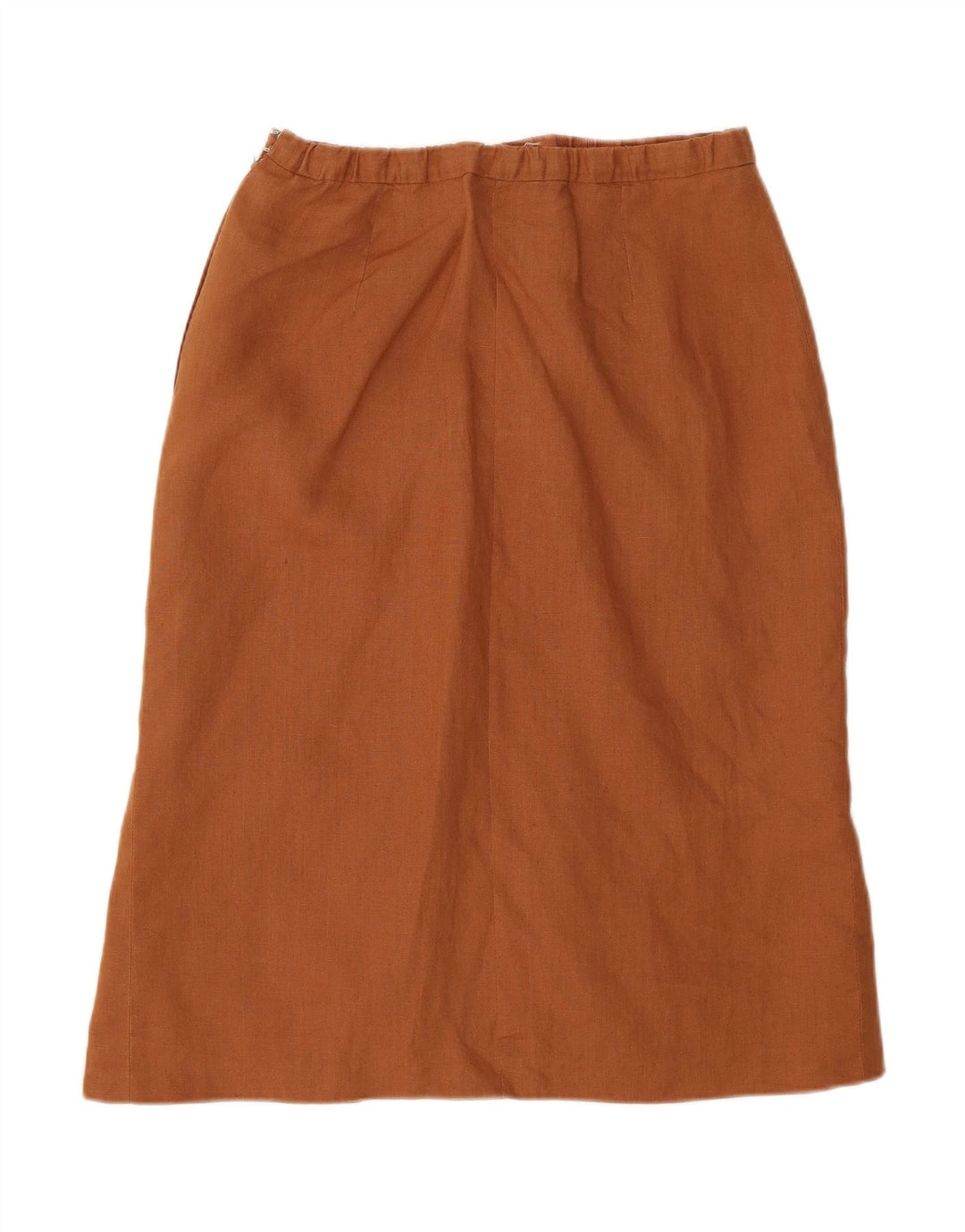 VINTAGE Womens Straight Skirt W28 Medium Brown