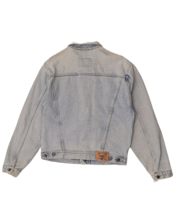 Mustang Mens Denim Jacket UK 40 Large Blue