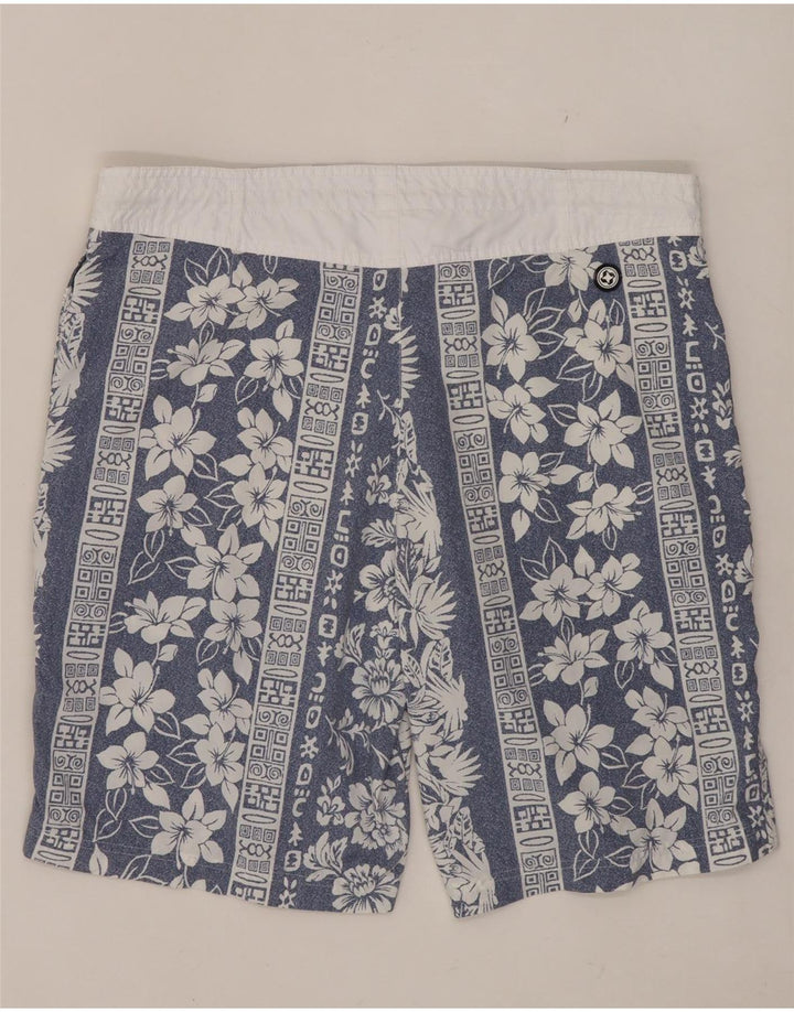 Colmar Mens Swimming Shorts IT 50 Medium  Blue Floral Nylon