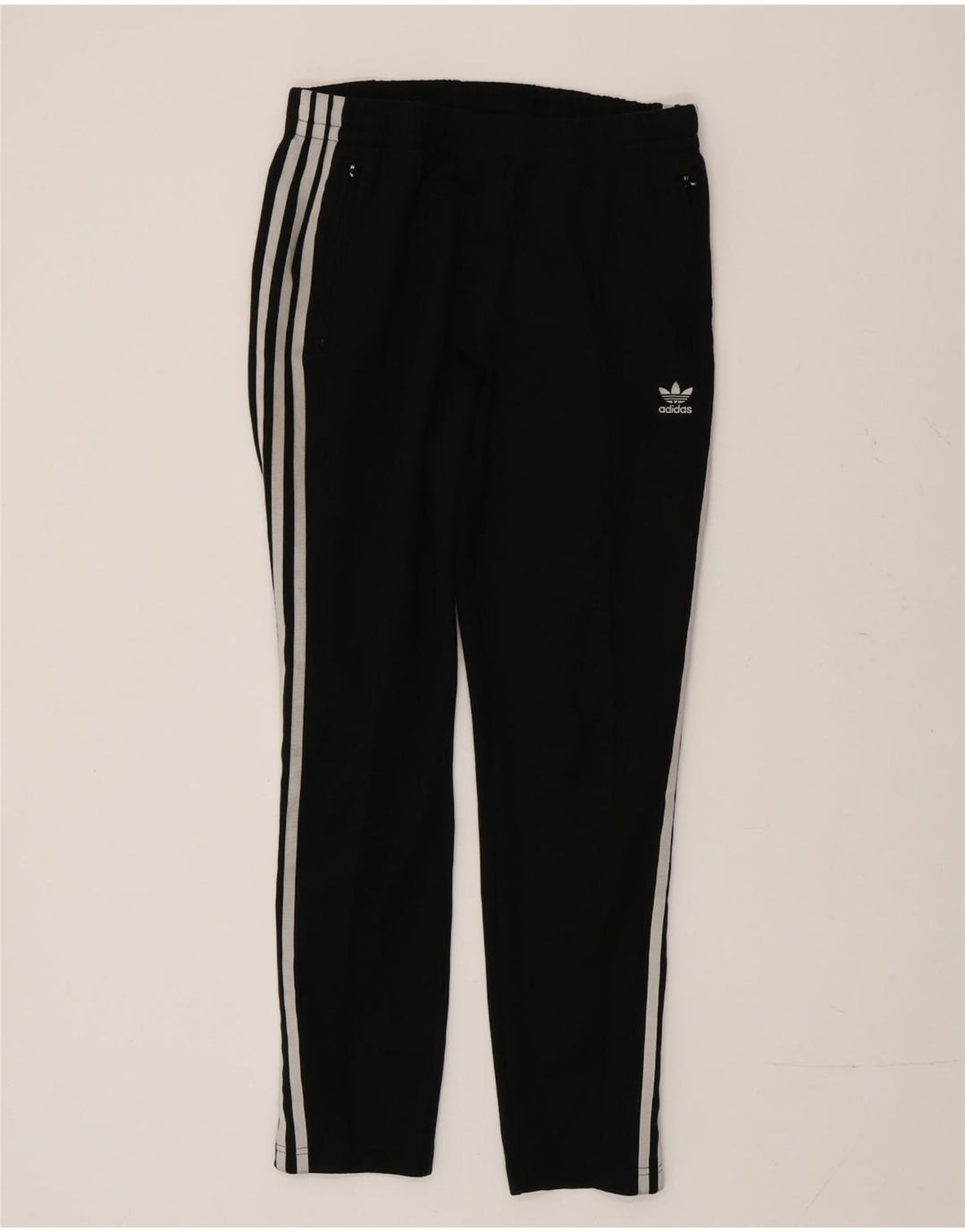 Adidas Womens Tracksuit Trousers UK 14 Medium Black Polyester