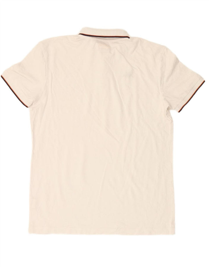 KAPPA Mens Polo Shirt 2XL White Cotton