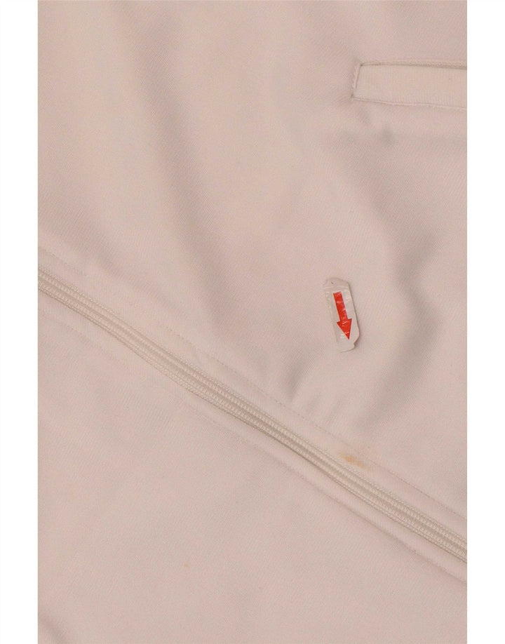 Fila Mens Tracksuit Top Jacket Medium White Colourblock Polyester
