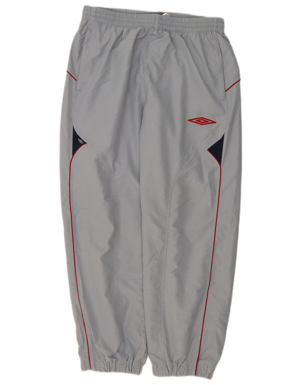 Umbro Mens Tracksuit Trousers Joggers XL  Grey Colourblock Polyester