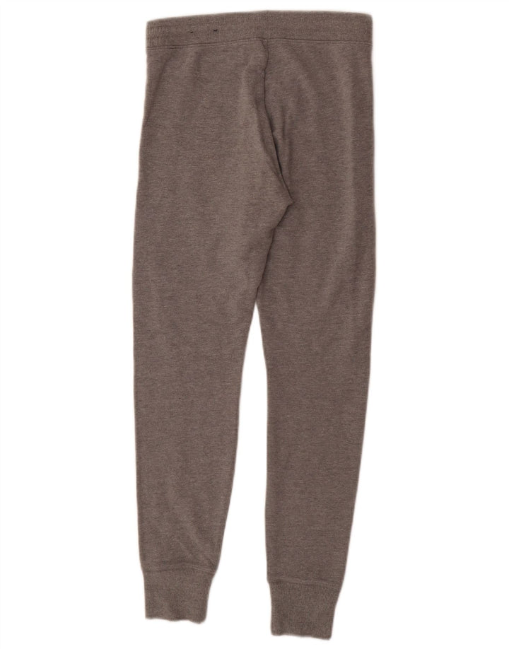 HOLLISTER Womens Graphic Tracksuit Trousers Joggers UK 4 XS  Grey Cotton