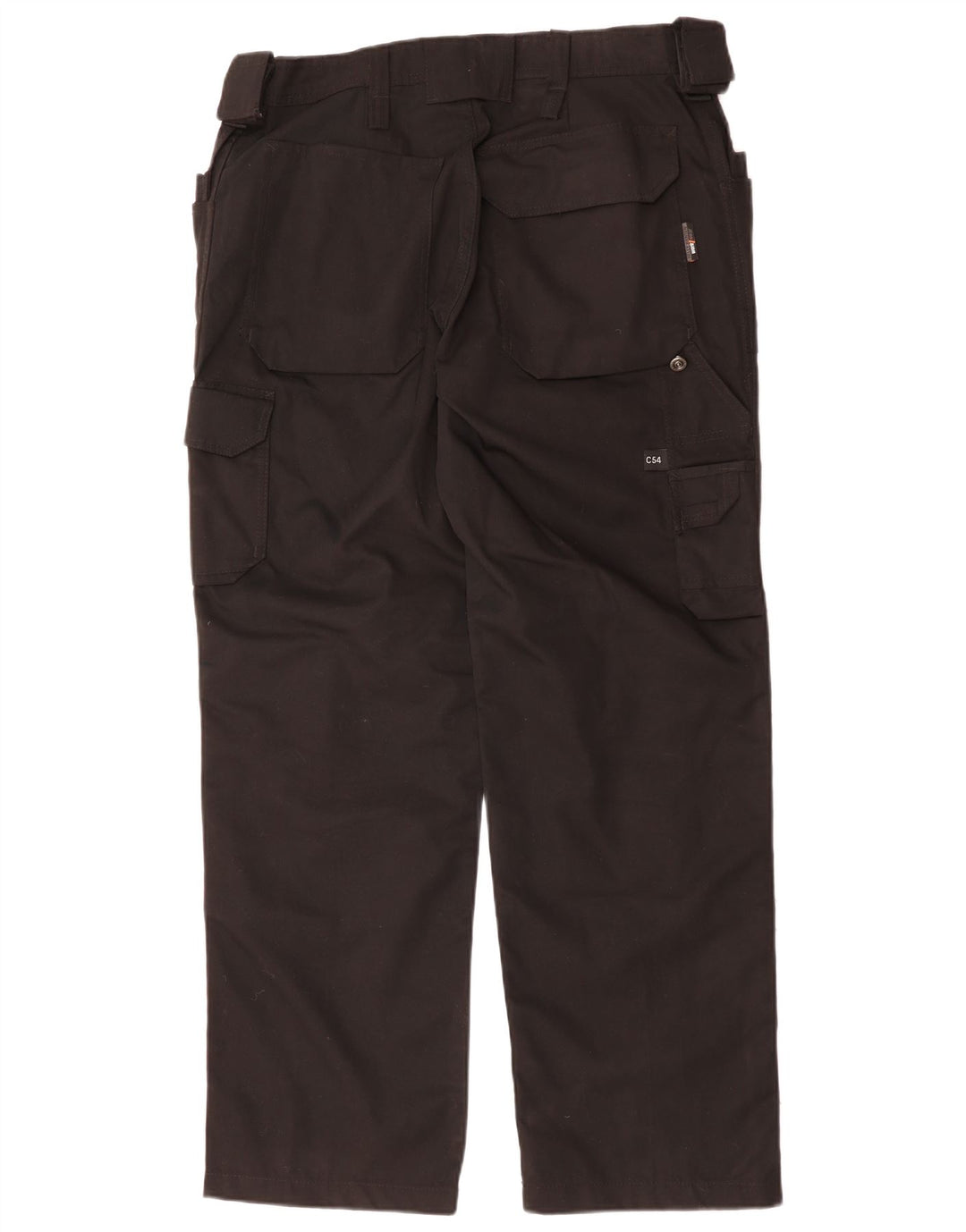 HELLY HANSEN Mens Straight Cargo Trousers W38 L33  Black Cotton