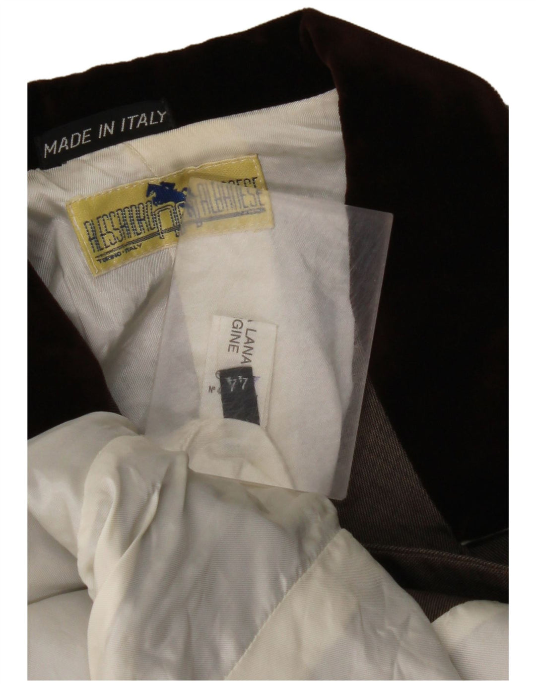 ALESSANDRO ALBANESE Womens Riding Blazer Jacket IT 44 Medium Brown