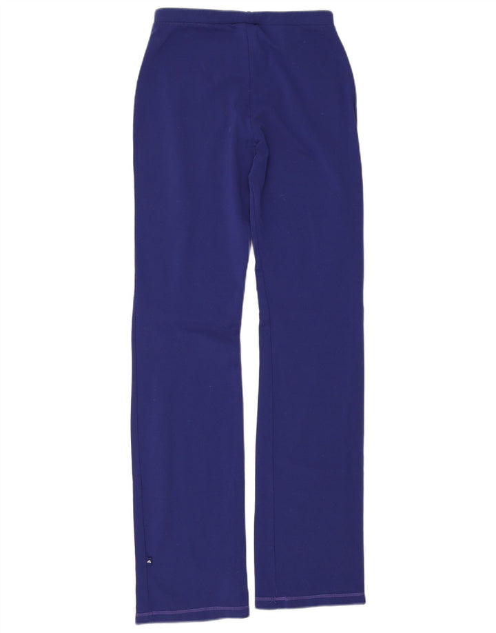 Adidas Womens Tracksuit Trousers UK 14 Medium Purple Polyamide
