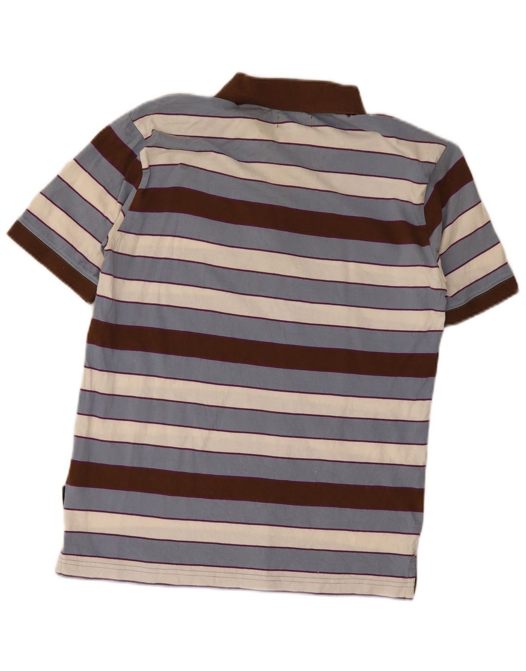 Sergio Tacchini Mens Polo Shirt Medium Multicoloured Striped Cotton