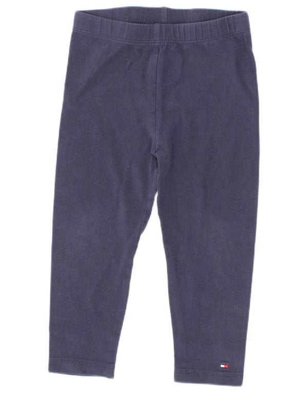 Tommy Hilfiger Baby Girls Leggings 18-24 Months Navy Blue Cotton