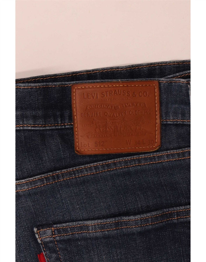 Levi's Mens 512 Slim Tapered Jeans W34 L30 Blue