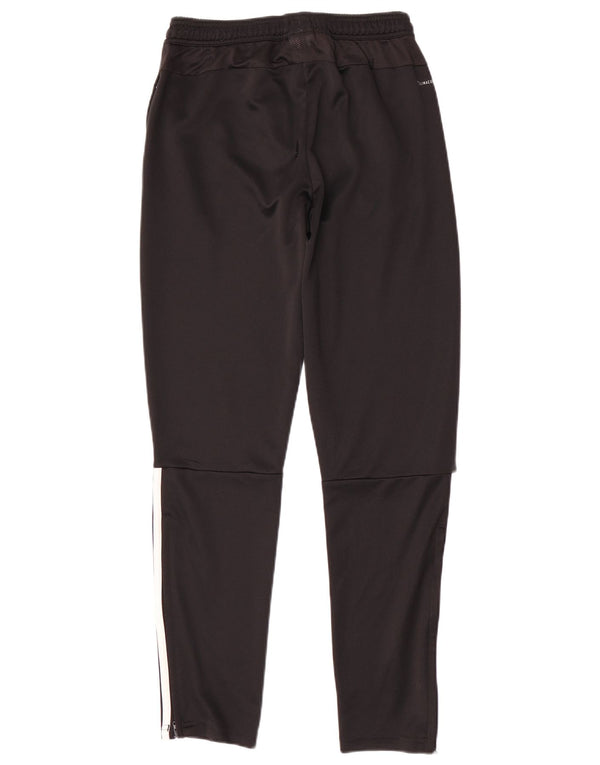 ADIDAS Boys Climacool Tracksuit Trousers 13-14 Years Black Polyester