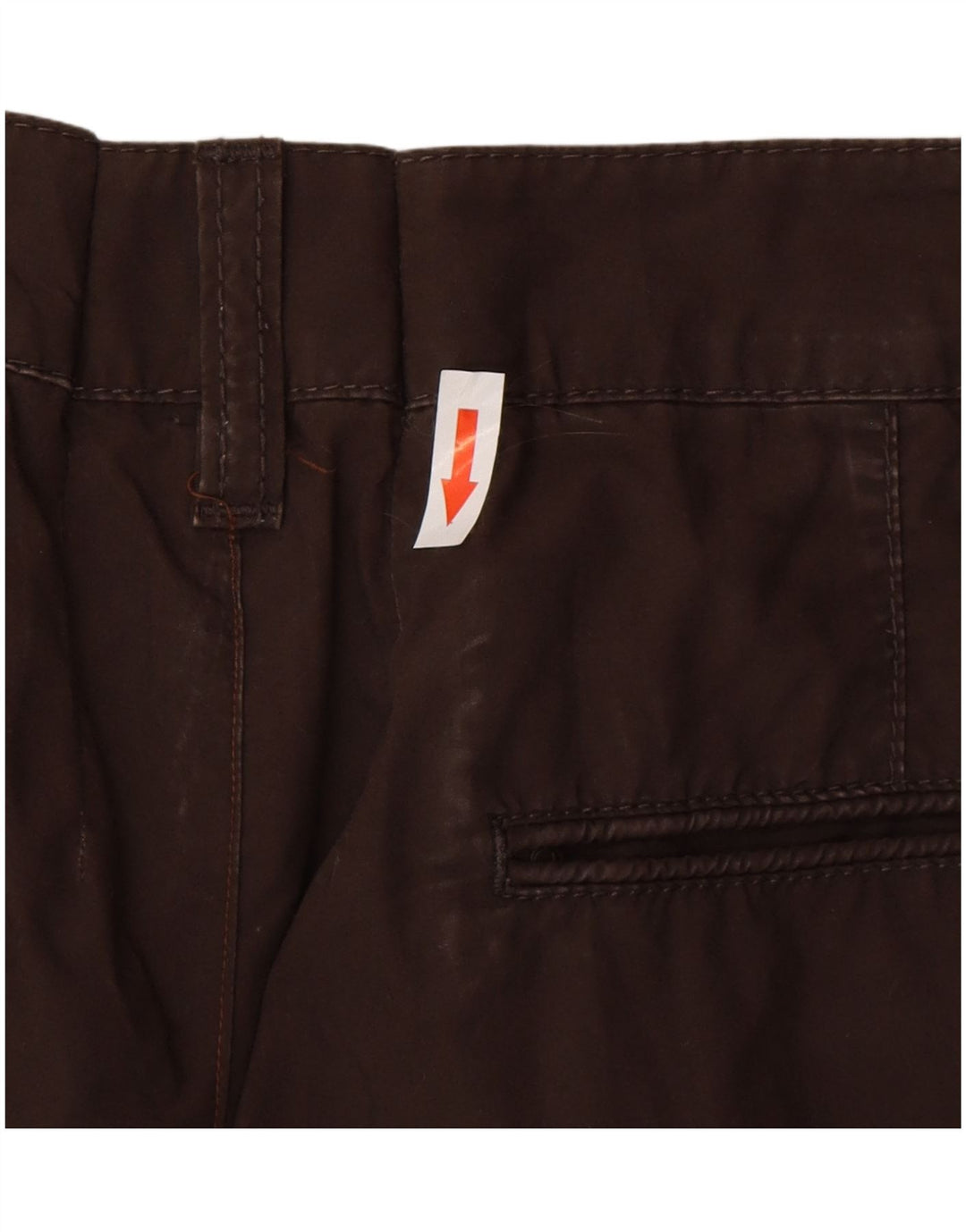 Calvin Klein Mens Chino Shorts W36 Large Brown Cotton
