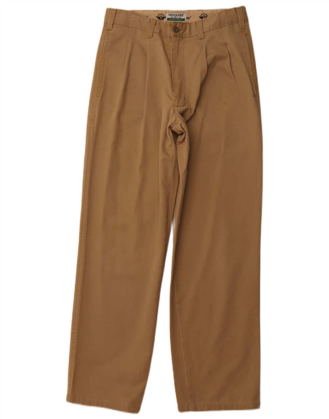 DOCKERS Mens Khakis Pegged Chino Trousers W30 L32 Beige Cotton