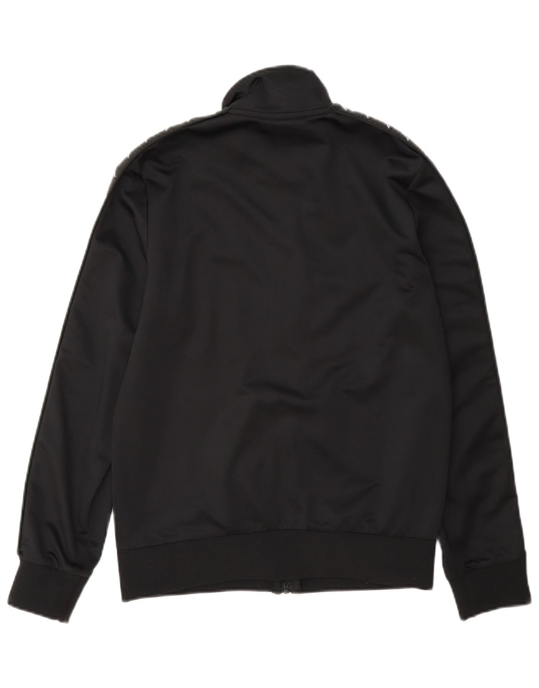 Kappa Boys Graphic Tracksuit Top Jacket 13-14 Years Black Polyester